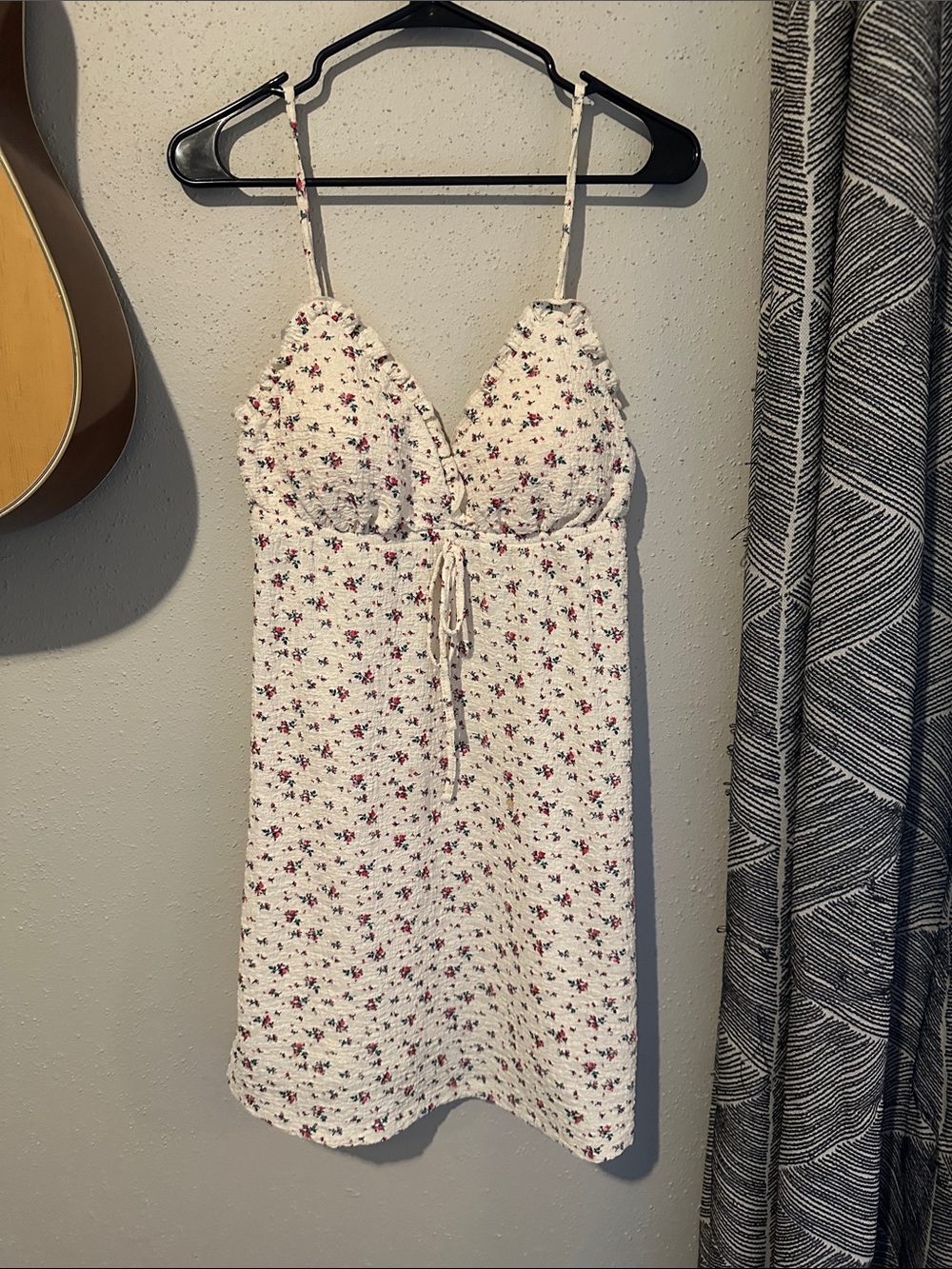 Floral V Neck Dress